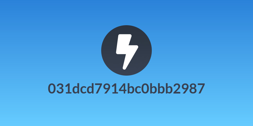 031dcd7914bc0bbb2987