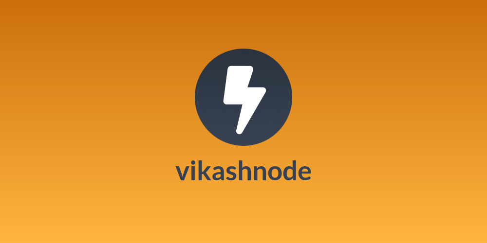vikashnode