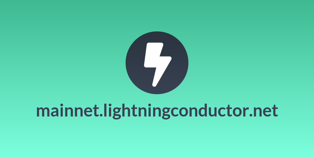 mainnet.lightningconductor.net