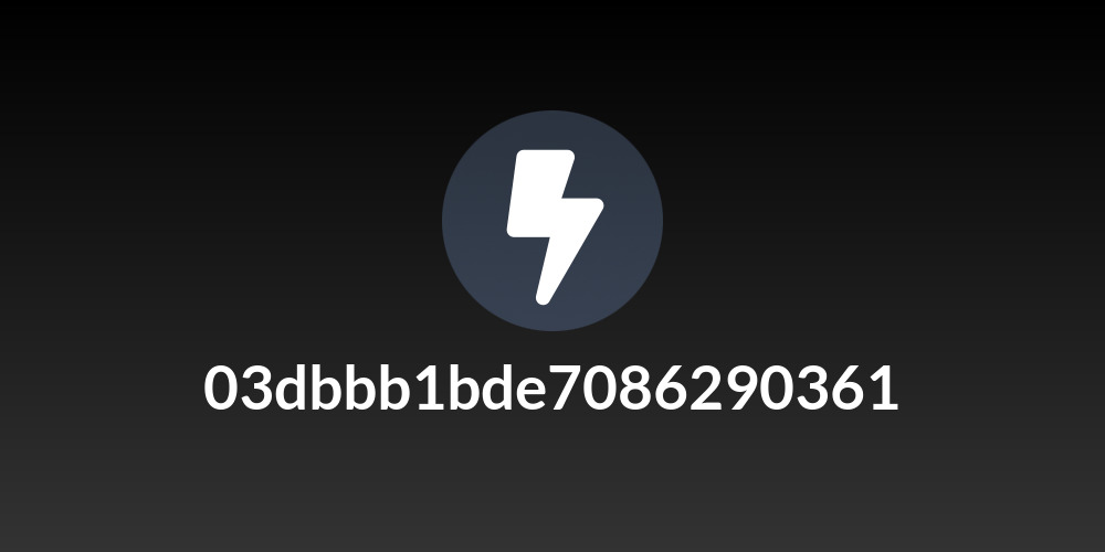 03dbbb1bde7086290361