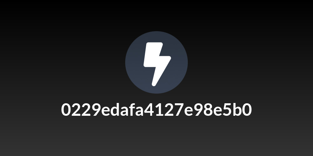 0229edafa4127e98e5b0