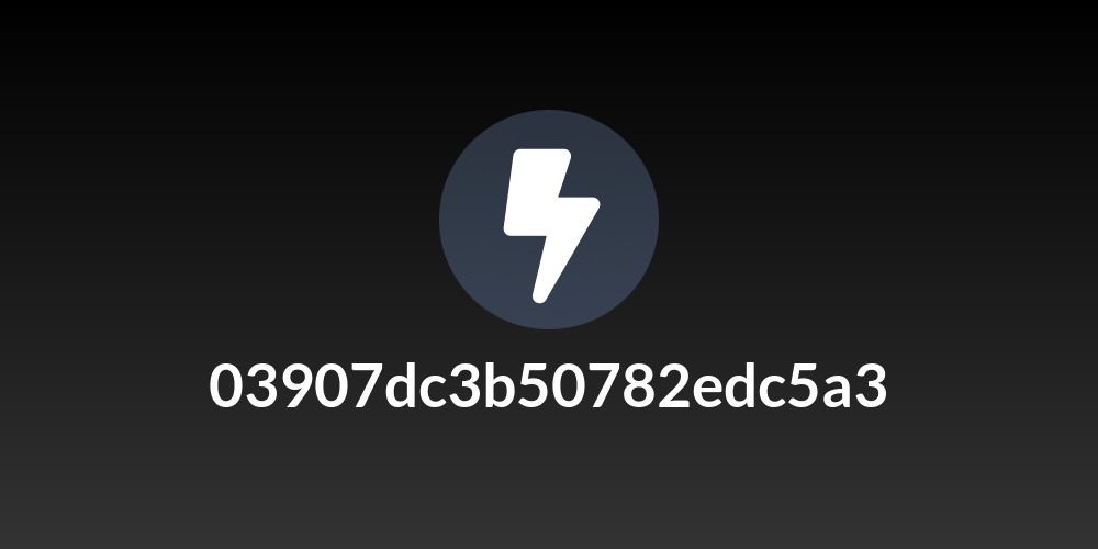 03907dc3b50782edc5a3