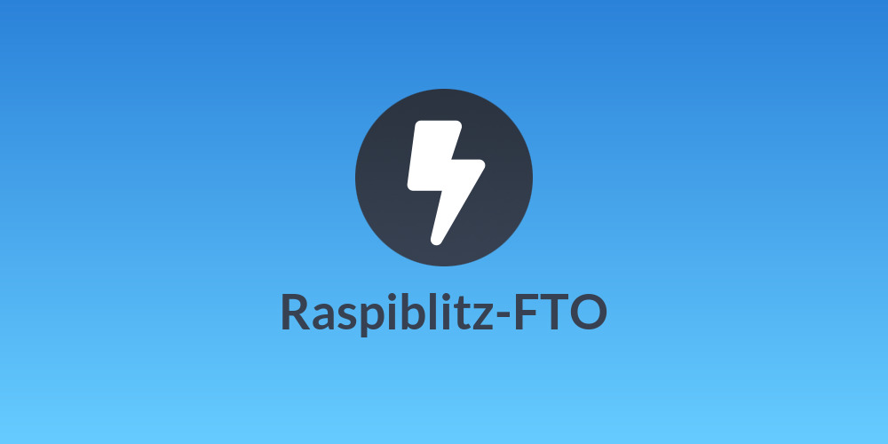 Raspiblitz-FTO