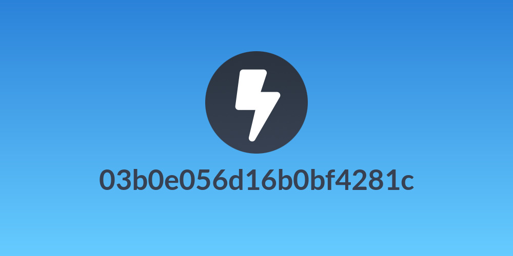 03b0e056d16b0bf4281c