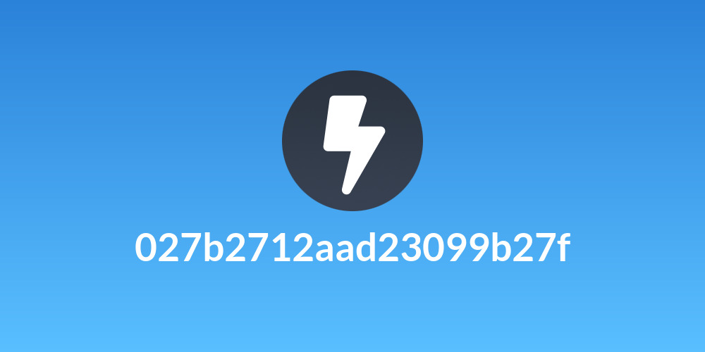 027b2712aad23099b27f