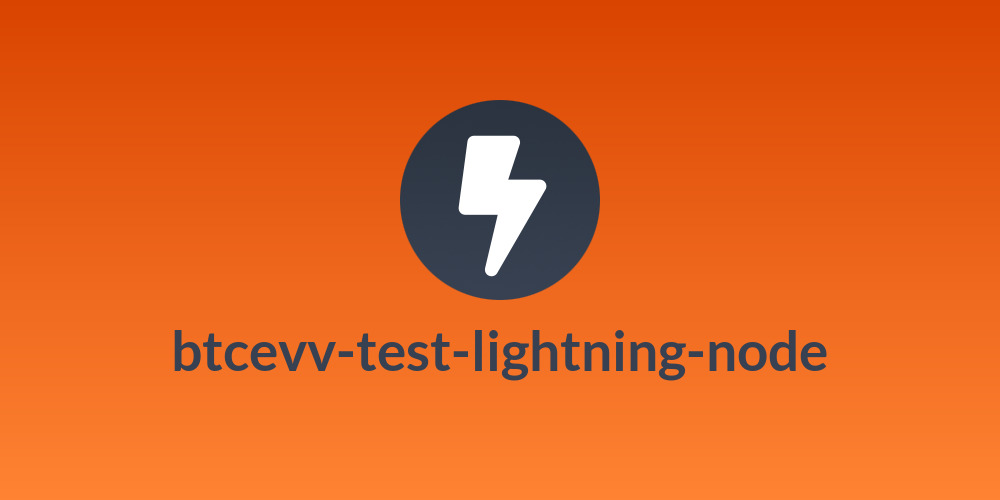 btcevv-test-lightning-node