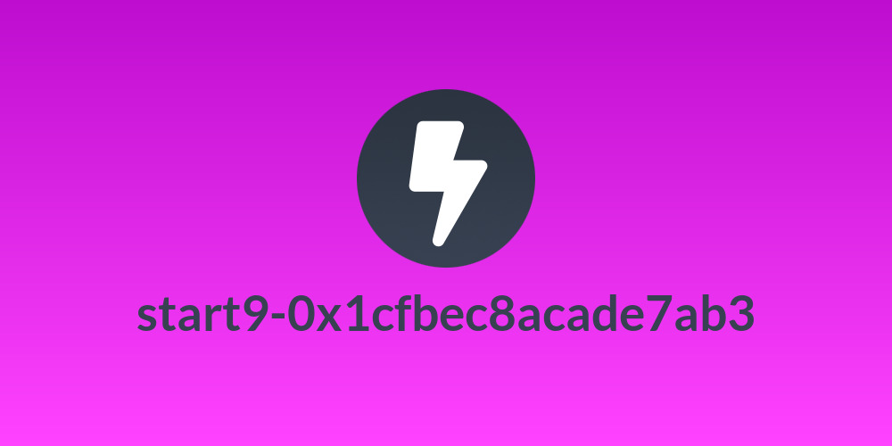 start9-0x1cfbec8acade7ab3