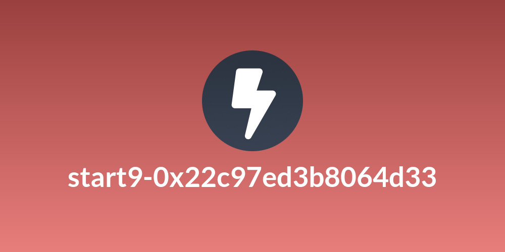 start9-0x22c97ed3b8064d33