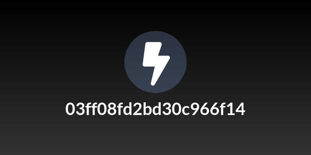 03ff08fd2bd30c966f14