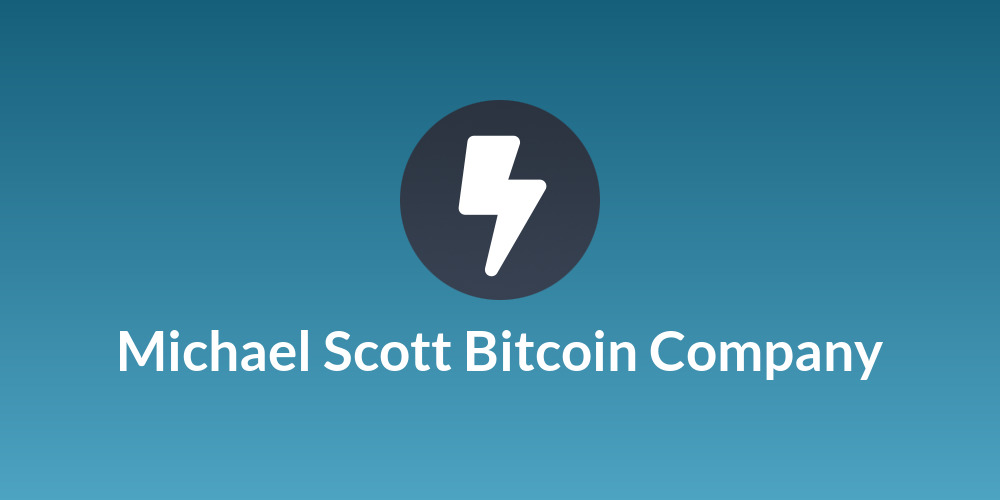 Michael Scott Bitcoin Company