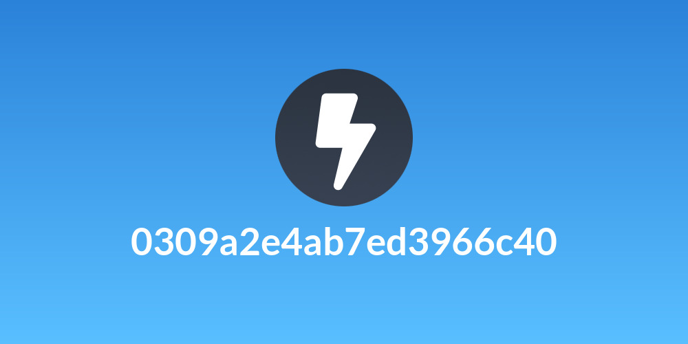 0309a2e4ab7ed3966c40