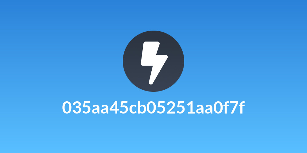 035aa45cb05251aa0f7f