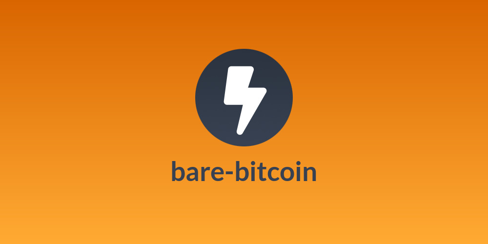 bare-bitcoin