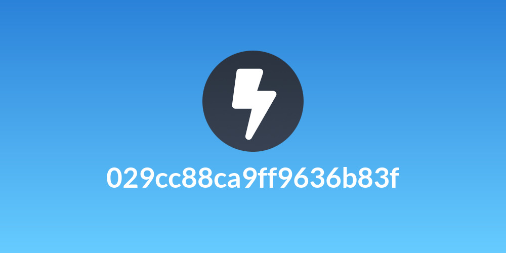 029cc88ca9ff9636b83f