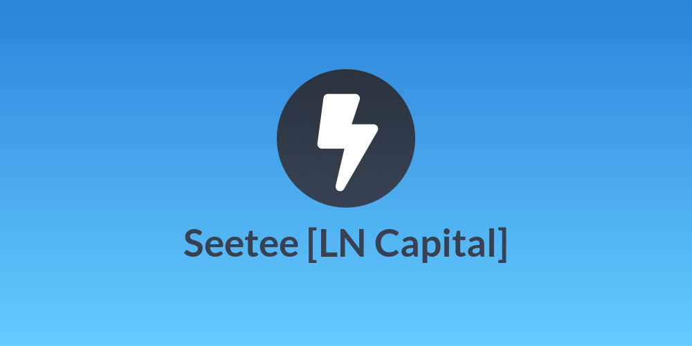 Seetee [LN Capital]
