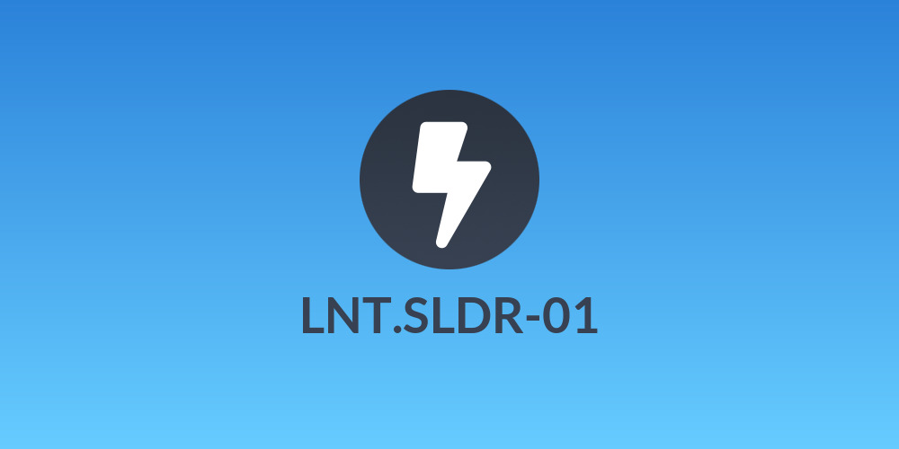 LNT.SLDR-01