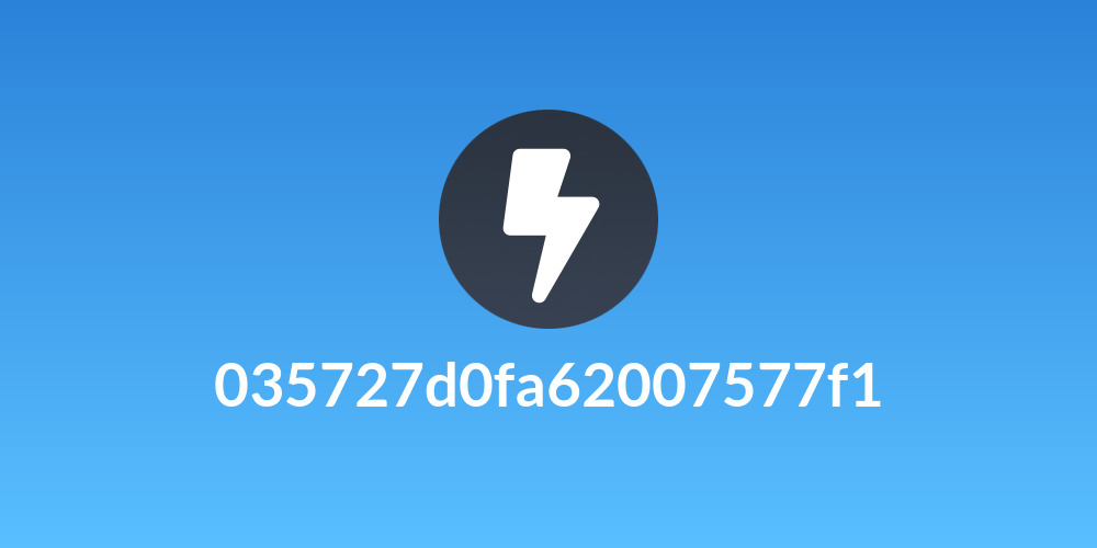 035727d0fa62007577f1