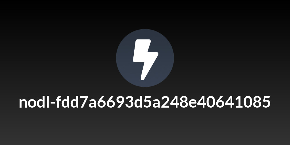nodl-fdd7a6693d5a248e40641085