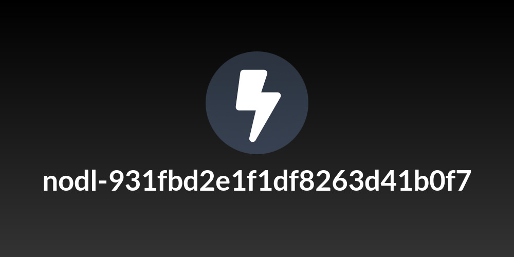 nodl-931fbd2e1f1df8263d41b0f7