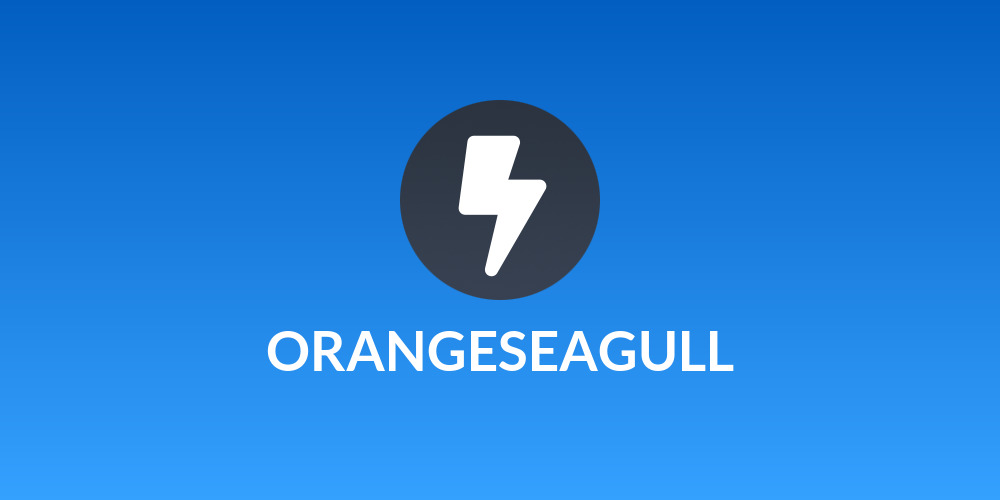 ORANGESEAGULL