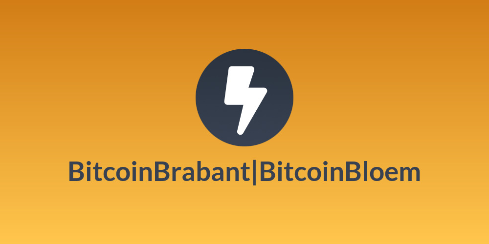 BitcoinBrabant|BitcoinBloem