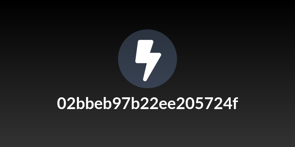 02bbeb97b22ee205724f