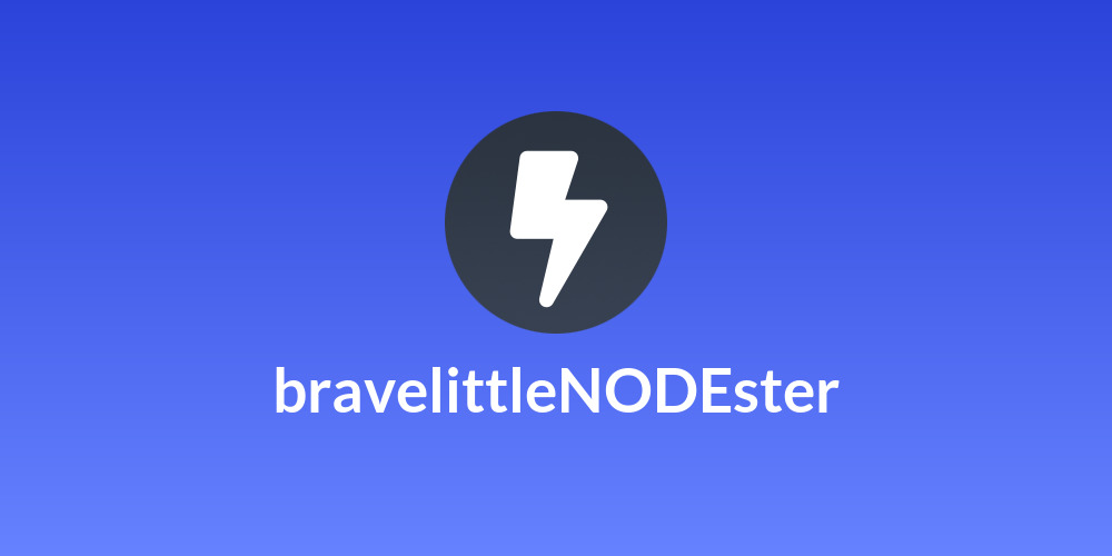 bravelittleNODEster