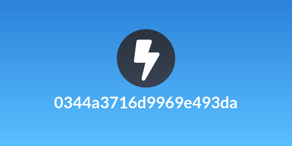 0344a3716d9969e493da