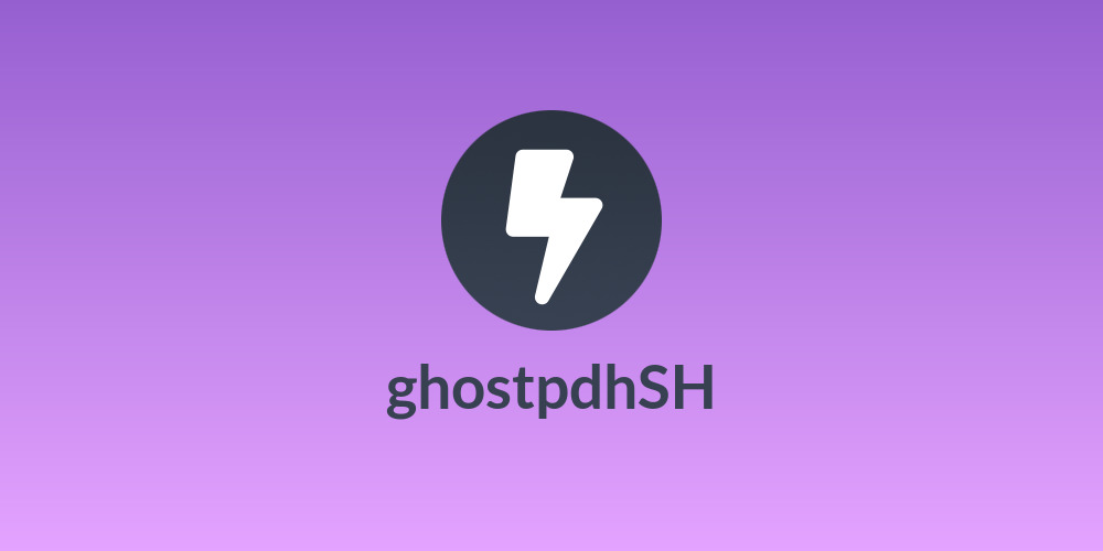 ⚡👻ghostpdh🀄SH