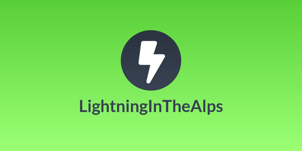 LightningInTheAlps