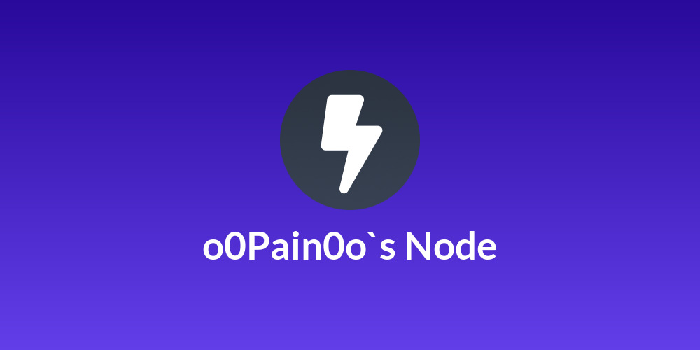 o0Pain0o`s Node