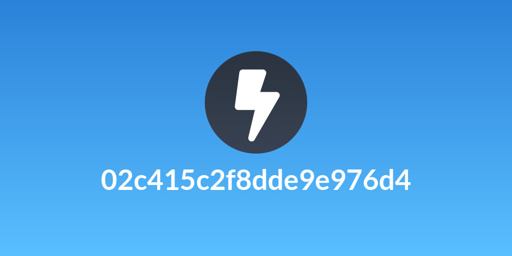 02c415c2f8dde9e976d4