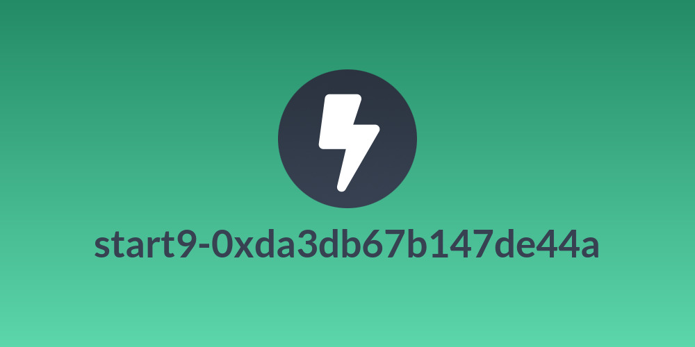 start9-0xda3db67b147de44a