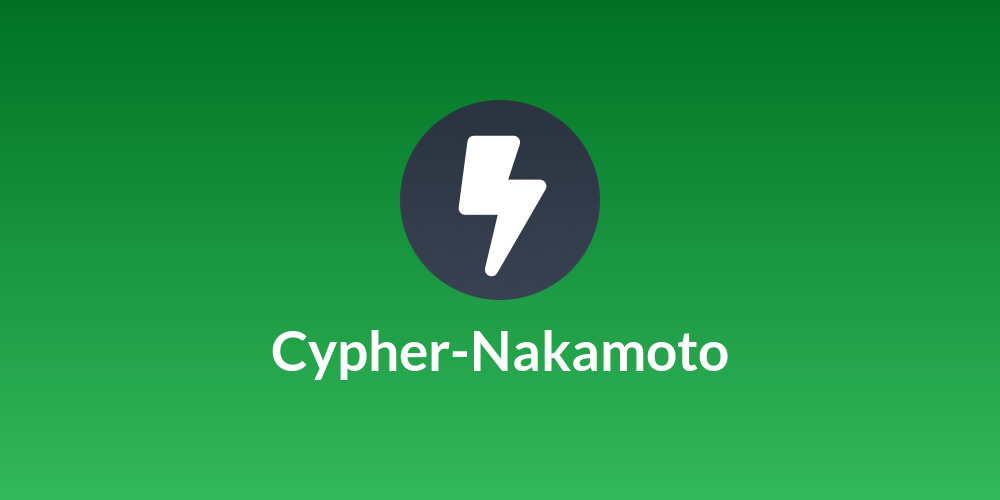 Cypher-Nakamoto