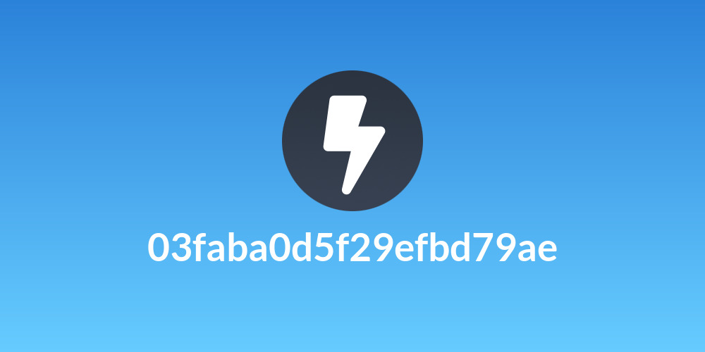 03faba0d5f29efbd79ae