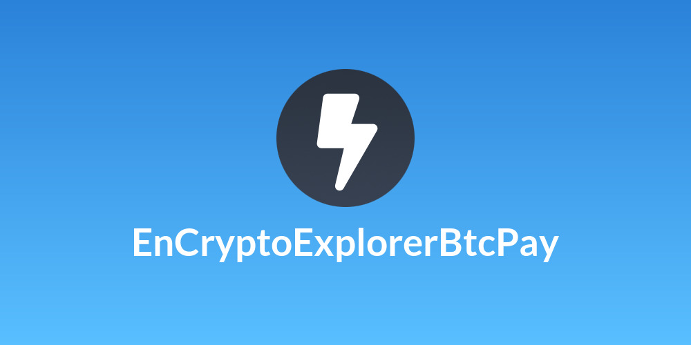 EnCryptoExplorerBtcPay