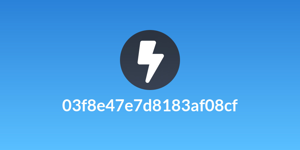 03f8e47e7d8183af08cf