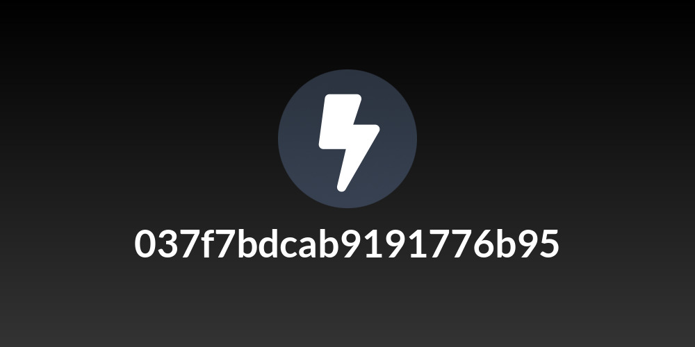 037f7bdcab9191776b95