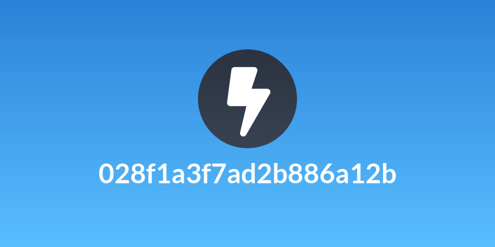 028f1a3f7ad2b886a12b
