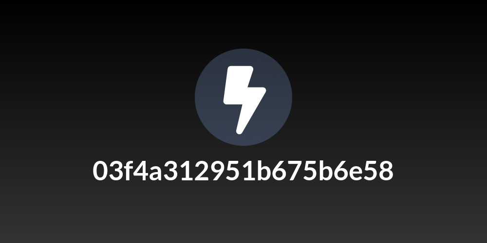 03f4a312951b675b6e58