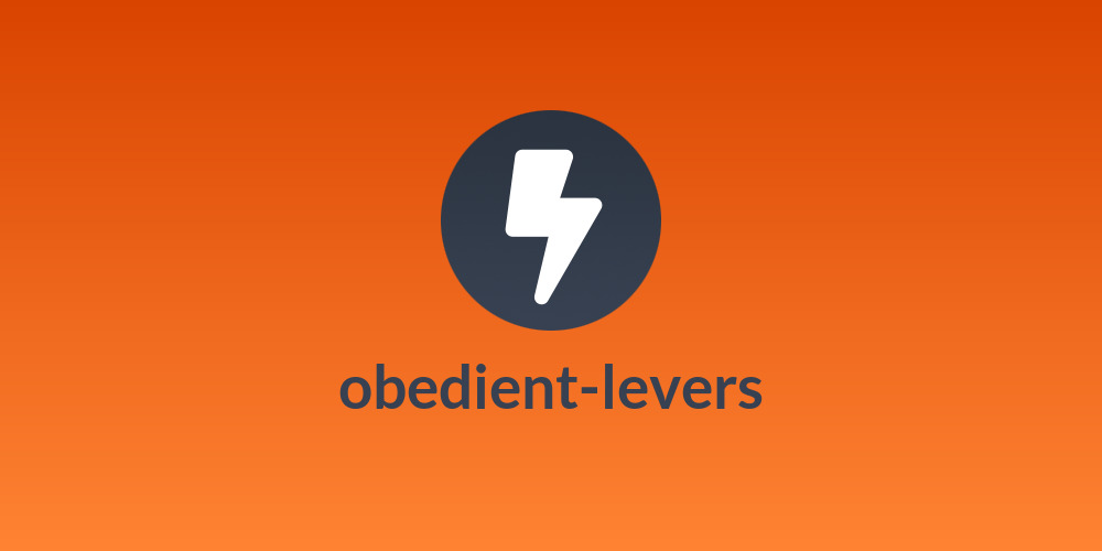 obedient-levers