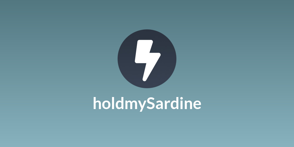 holdmySardine