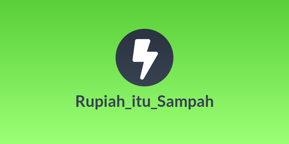 Rupiah_itu_Sampah