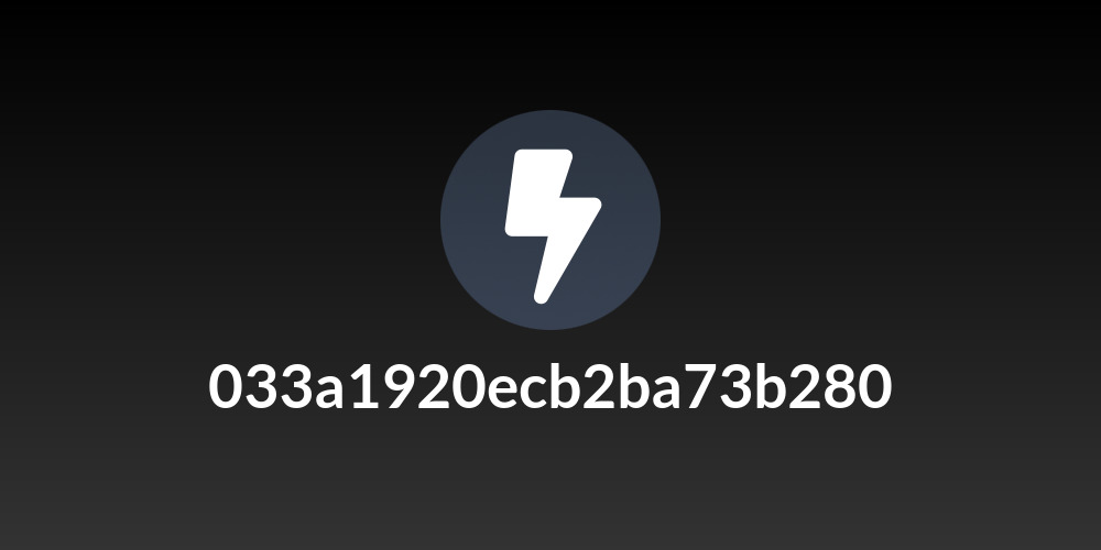 033a1920ecb2ba73b280