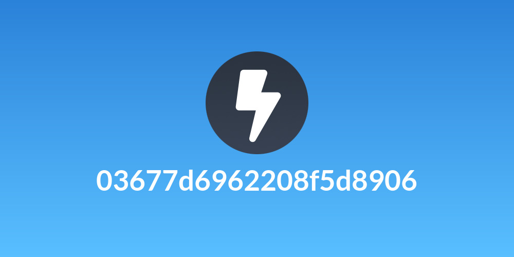 03677d6962208f5d8906