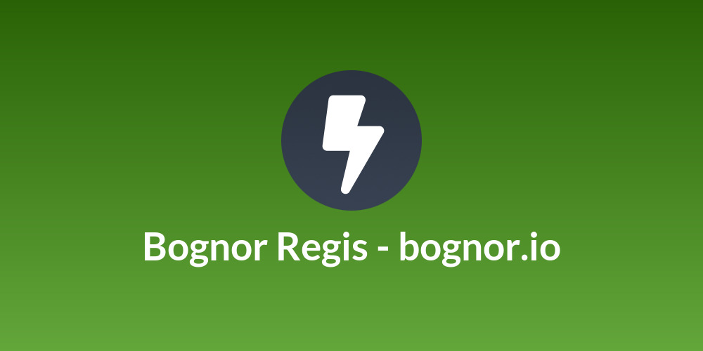 Bognor Regis - bognor.io
