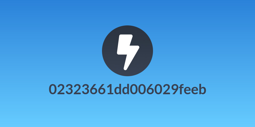 02323661dd006029feeb