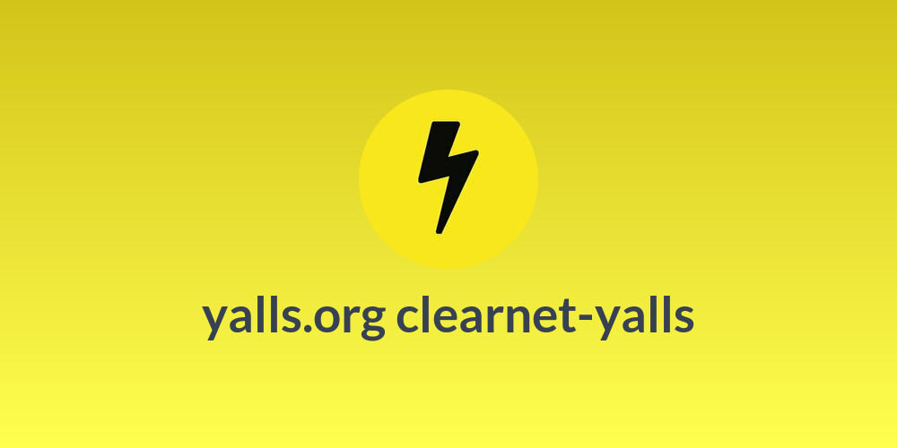 yalls.org clearnet-yalls