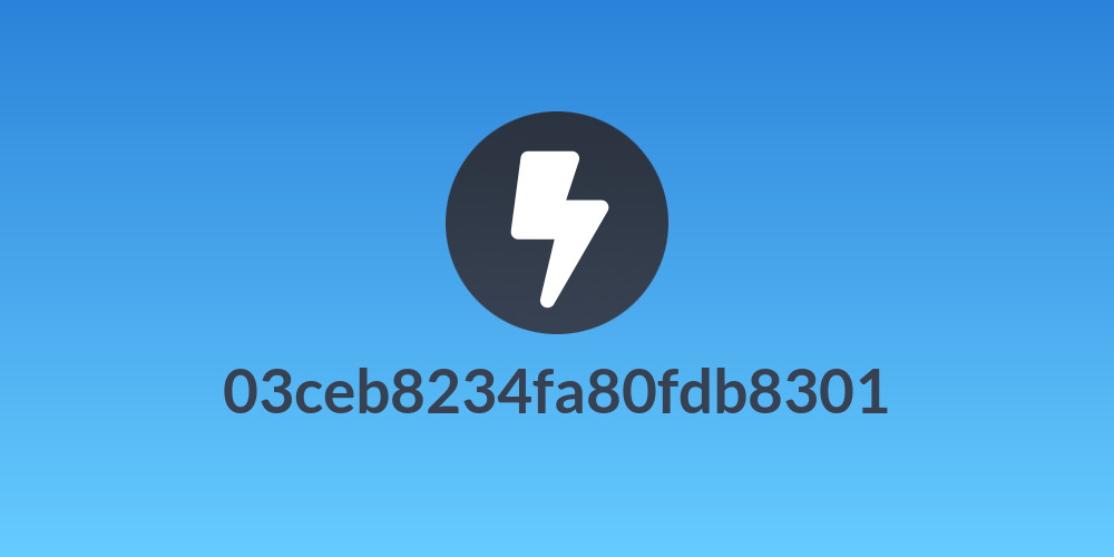 03ceb8234fa80fdb8301