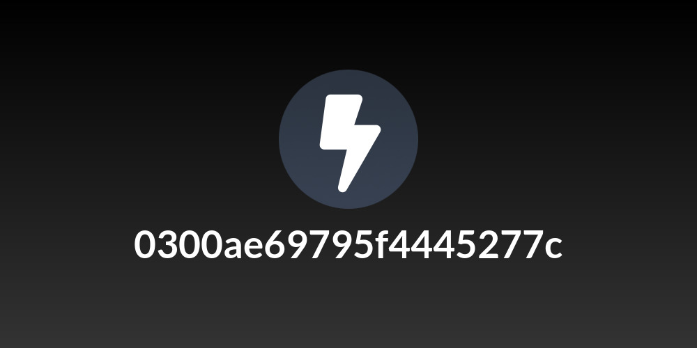 0300ae69795f4445277c